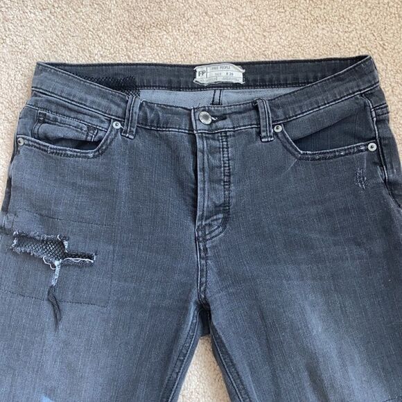 FREE PEOPLE Cropped Skinny Jeans 🖤 - Picture 6 of 8